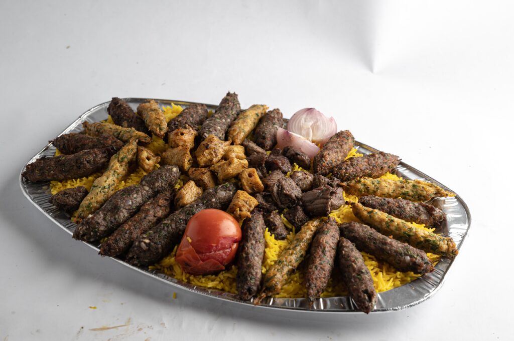 kebab-platter